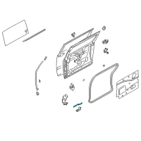 OEM 2008 Nissan Quest Checker-Slide Door, RH Diagram - 82430-5Z000