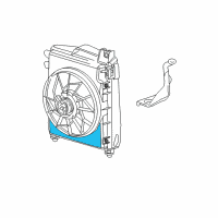 OEM Dodge Ram 2500 SHROUD-Fan Diagram - 5103464AD