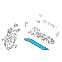 OEM 2014 Lincoln MKZ Valve Cover Gasket Diagram - BR3Z-6584-C