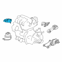 OEM 2018 Honda Fit Bracket, Eng Side Mounting Diagram - 50620-T7A-003