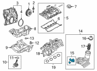 OEM 2020 BMW X3 GASKET SET Diagram - 11-42-8-598-028