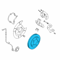 OEM 2004 Chevrolet Tracker Front Brake Discs (On Esn) Diagram - 30024673