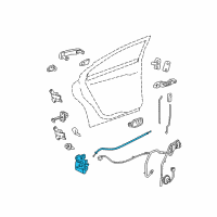 OEM Chevrolet Malibu Latch Diagram - 22865519