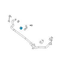 OEM 2015 Nissan NV2500 Bush-Rear Stabilizer Diagram - 56243-1PA0B