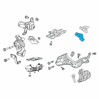 OEM 2021 Ram 1500 Bracket-Engine Mount Diagram - 68260018AB