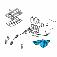 OEM 1996 BMW 318is Oil Pan Diagram - 11-13-1-247-995