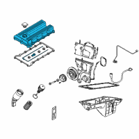 OEM 1998 BMW Z3 Cylinder Head Cover Diagram - 11-12-1-247-827