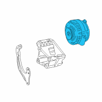 OEM Mercury Monterey Alternator Diagram - 6F2Z-10346-BBRM