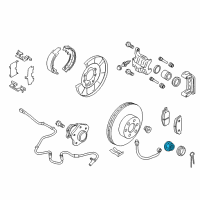 OEM 2018 Infiniti QX80 Collar Diagram - 40262-1LB0A