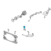 OEM Lincoln LS Drier Diagram - 6W4Z-19959-A