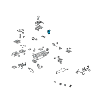 OEM Acura Switch, Driver Side Heated Seat Diagram - 35650-SJA-305