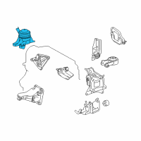 OEM Scion xD Side Mount Diagram - 12305-37091