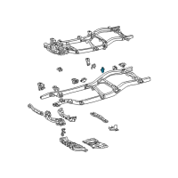 OEM 2004 Toyota Tacoma Shock Upper Bracket Diagram - 48506-35040