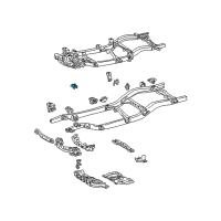 OEM 2000 Toyota Tacoma Mount Bracket Diagram - 51701-35150