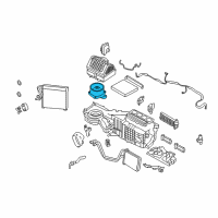 OEM 2018 Nissan Titan Motor & Fan Assy-Blower Diagram - 27220-EZ00A