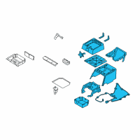 OEM Dodge Ram 1500 BOX/BIN-Floor Diagram - 1DL12XDHAA