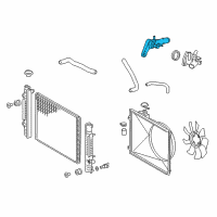 OEM Toyota Tacoma Water Outlet Diagram - 16331-31260