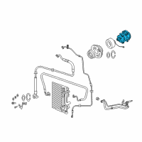 OEM 2005 Chrysler 300 COMPRES0R-Air Conditioning Diagram - 4596492AD