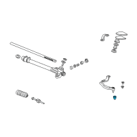 OEM Honda Insight Boot, Tie Rod End (Nok) Diagram - 53546-S84-003