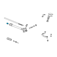 OEM 1995 Honda Civic del Sol Bush, Rack End Diagram - 53430-SR3-000