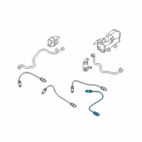 OEM BMW 328i xDrive Rear Oxygen Sensor Diagram - 11-78-7-545-075