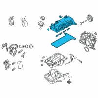 OEM 2014 BMW 328d xDrive Cylinder Head Cover Diagram - 11-12-8-589-942