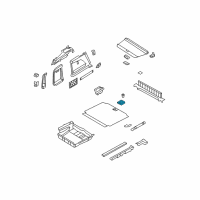 OEM 2006 BMW 530xi Handle, Floor Carpet-Luggage Comp Diagram - 51-47-6-958-161