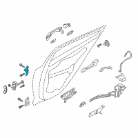 OEM 2018 Kia Cadenza Hinge Assembly-Door Upper Diagram - 79410F6000