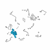 OEM 2016 Lincoln MKX Turbocharger Diagram - FT4Z-6K682-G