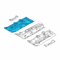 OEM 2013 Nissan Cube Floor Front Diagram - G4320-1FCMA