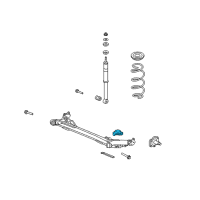 OEM Honda Fit Rubber, Rear Spring Mounting (Lower) Diagram - 52748-SLN-A01