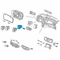 OEM Honda CR-V Switch Assembly, Tpms Diagram - 35320-T0A-A01