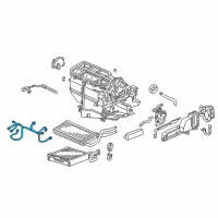 OEM Honda Sub-Harness, Air Conditioner Diagram - 80650-S5A-A01