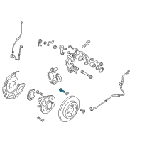 OEM 2020 Hyundai Accent Bolt Diagram - 51711-1G000