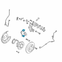 OEM 2013 Kia Rio Spring-Pad Diagram - 582443Q100