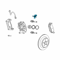 OEM Dodge Durango Sensor-Wheel Speed Diagram - 56029317AB