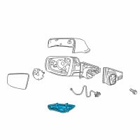 OEM 2011 Buick LaCrosse Turn Signal Lamp Diagram - 20760211