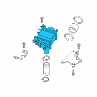 OEM Infiniti Charge Air Cooler Diagram - 14461-5CA1D