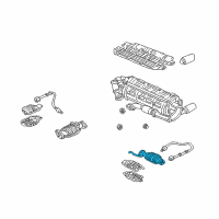 OEM 2005 Acura NSX Catalytic Converter Diagram - 18190-PR7-A50