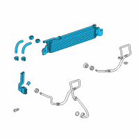 OEM 2014 Buick Verano Oil Cooler Diagram - 13311081