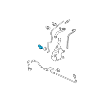 OEM 2011 Honda Ridgeline Motor, Washer (Front) Diagram - 76806-SJC-A01