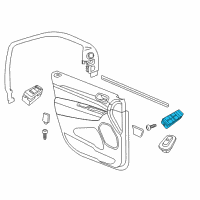 OEM Jeep Grand Cherokee Switch-Window And Door Lock Diagram - 68030823AE