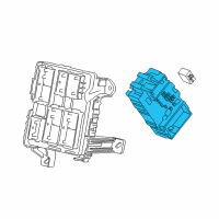 OEM 2015 Cadillac Escalade ESV Fuse Box Diagram - 23200660