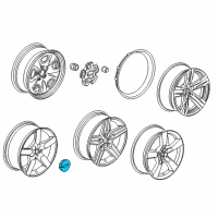 OEM 2014 Chevrolet Camaro Center Cap Diagram - 22775906