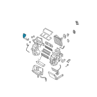 OEM Hyundai Accent Mode Actuator Diagram - 97154-1E000