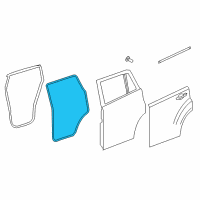 OEM 2017 Jeep Patriot WEATHERSTRIP-Rear Door Body Mounted Diagram - 5074646AH