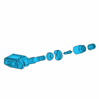 OEM Chevrolet Camaro Sensor Diagram - 13598787