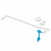 OEM Honda CR-V Link, Right Rear Stabilizer Diagram - 52320-SWA-A01