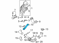 OEM BMW M4 CHARGE AIR TUBE Diagram - 13-71-8-054-841