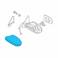 OEM 2010 Nissan Altima Mirror Assembly-Door, LH Diagram - 96302-JB13E